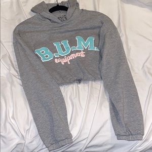 Bum Equipment crop top hoodie